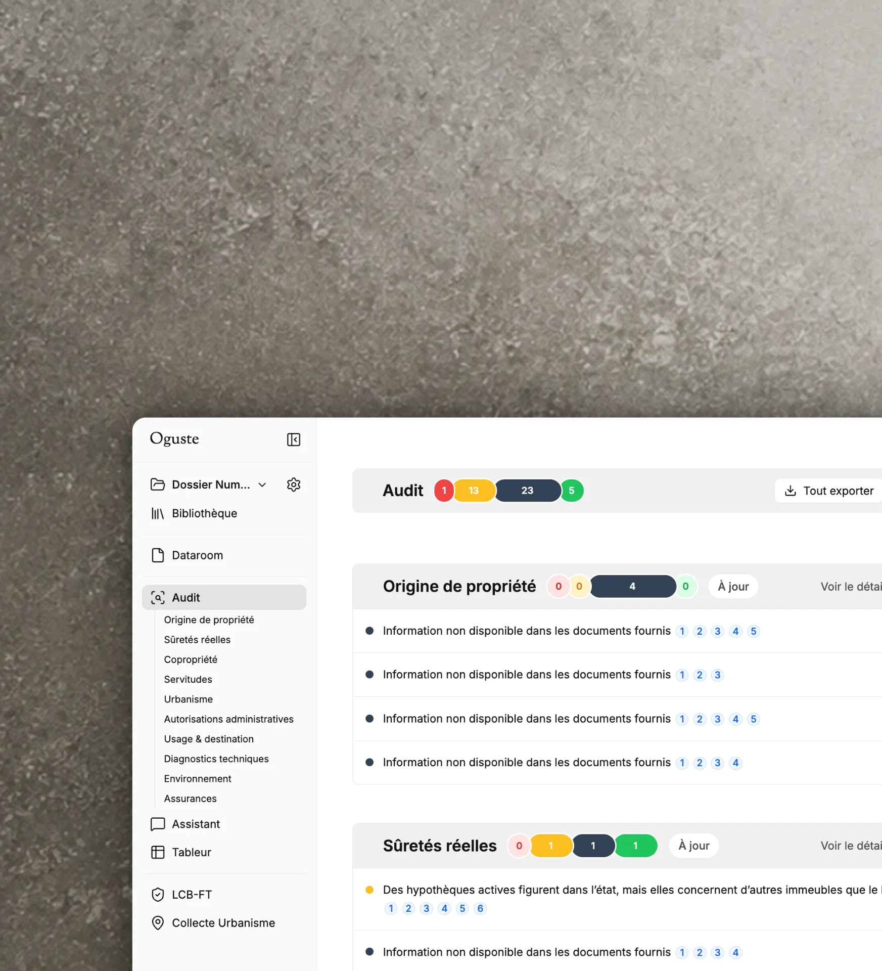 Oguste – Pendant l'audit